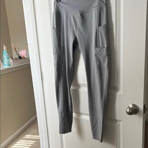 Eddie Bauer Light Gray Leggings Womens